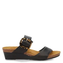 Footbed Sandals*Naot Women's , Kingdom Sandal Jet Black