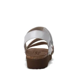 Footbed Sandals*Naot Women's , Krista Sandal White Silver