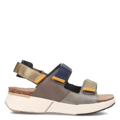 Footbed Sandals*Naot Women's , Odyssey Sandal Grey/Navy/Gold