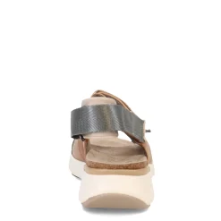 Footbed Sandals*Naot Women's , Odyssey Sandal Tan/Grey/Ivory