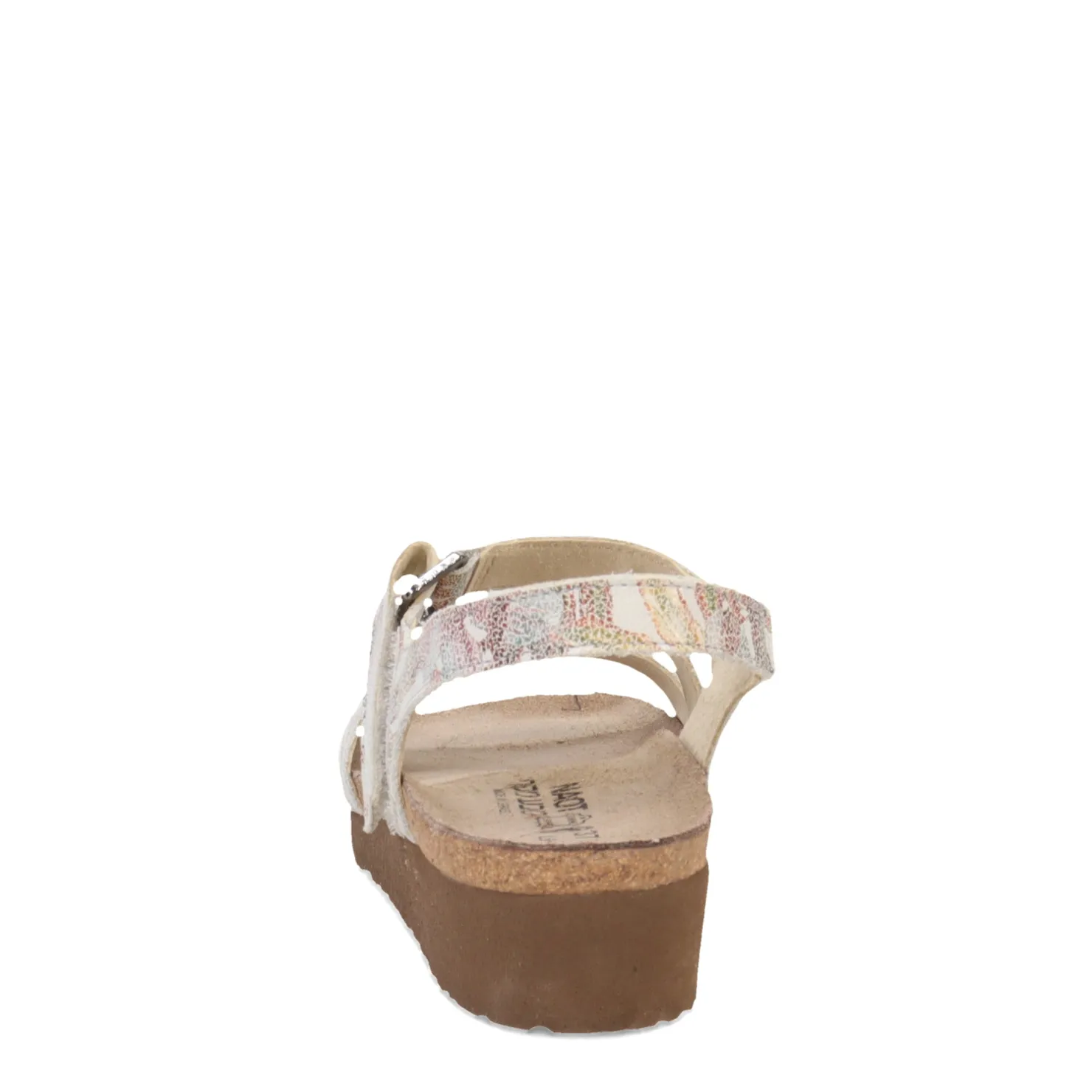Footbed Sandals*Naot Women's , Pamela Sandal Off White Floral