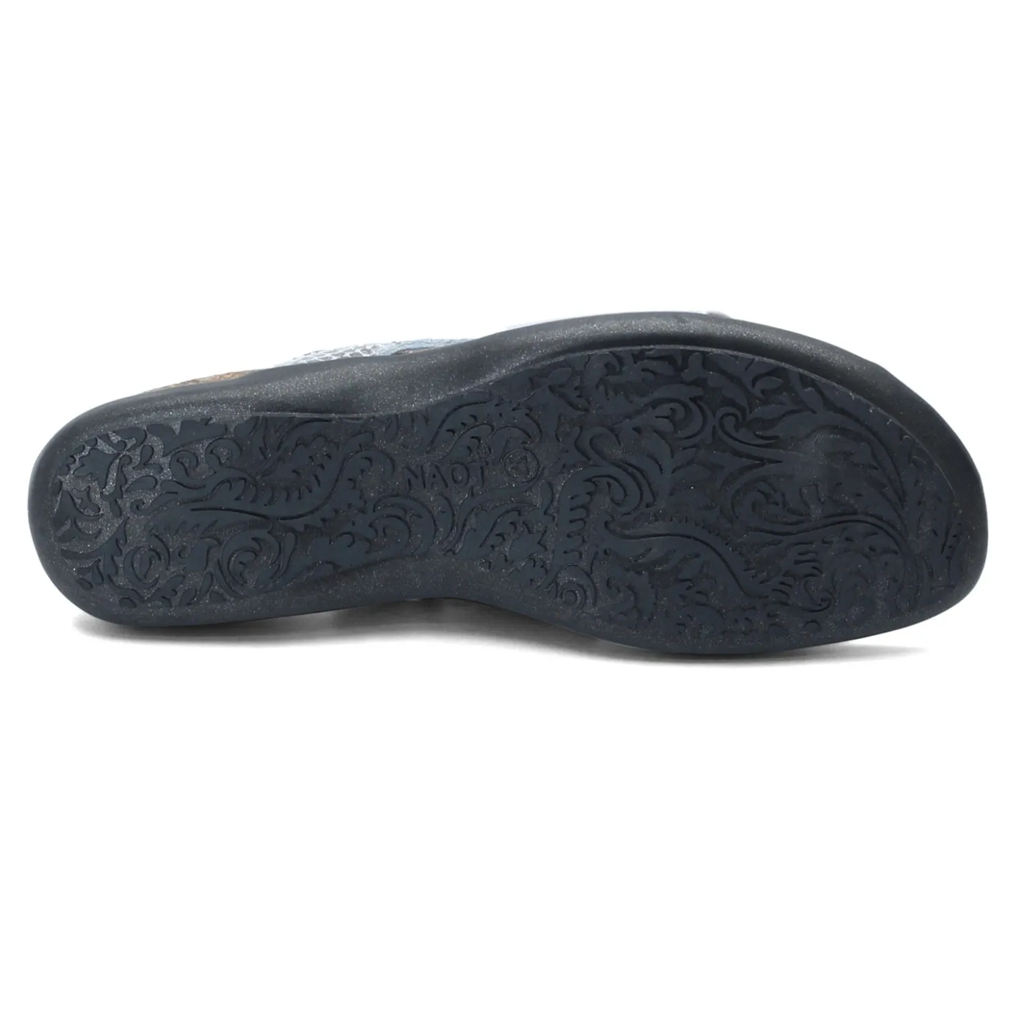 Footbed Sandals*Naot Women's , Penelope Sandal Grey Snake Print