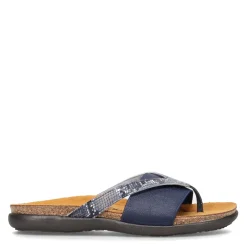 Footbed Sandals*Naot Women's , Penelope Sandal Navy Python
