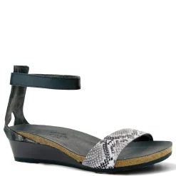 Footbed Sandals*Naot Women's , Pixie Sandal Gray