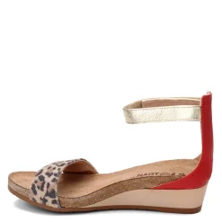 Wedges*Naot Women's , Pixie Sandal Cheetah
