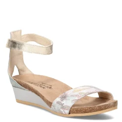 Wedges*Naot Women's , Pixie Sandal White Floral