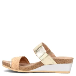 Wedges*Naot Women's , Royalty Sandal Cork Gold