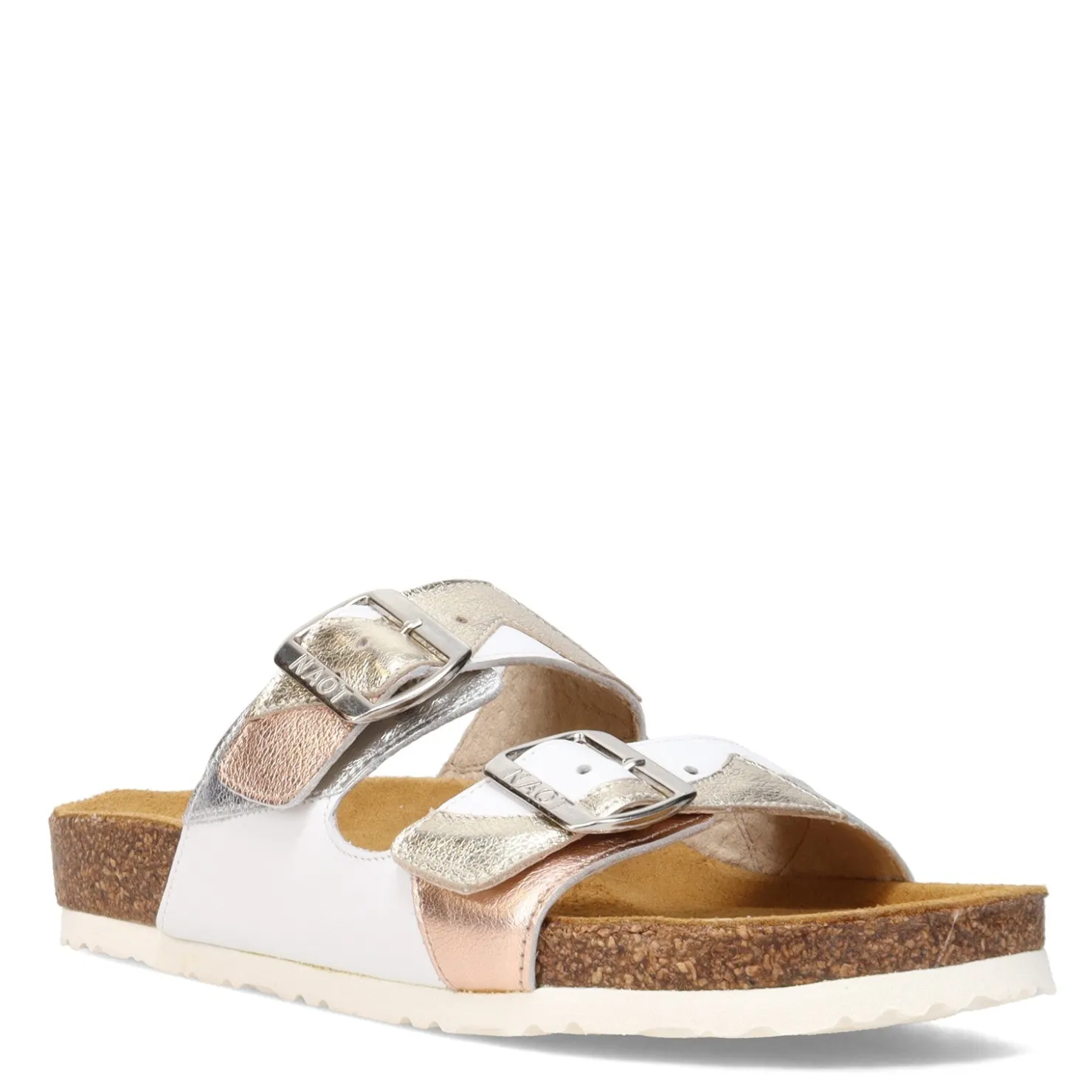 Footbed Sandals*Naot Women's , San Diego Sandal White Gold