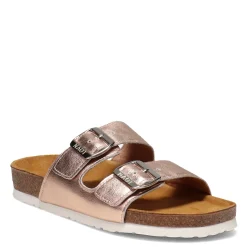 Footbed Sandals*Naot Women's , Santa Barbara Slide Sandal Rose Gold