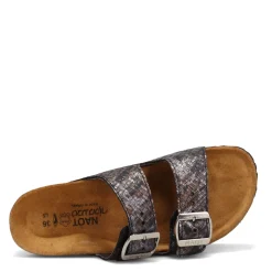 Footbed Sandals*Naot Women's , Santa Barbara Slide Sandal Metallic Mult