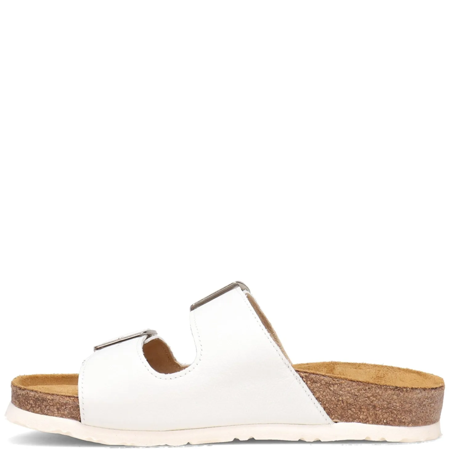 Footbed Sandals*Naot Women's , Santa Barbara Slide Sandal White Leather