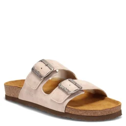 Footbed Sandals*Naot Women's , Santa Barbara Slide Sandal Sand Suede