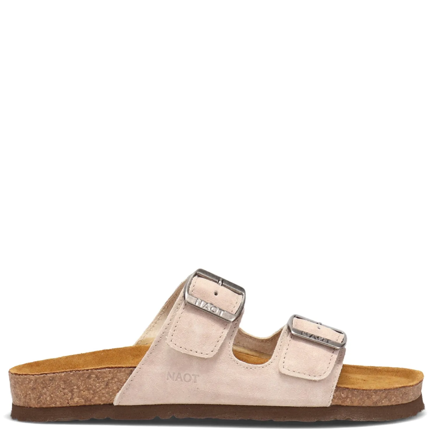 Footbed Sandals*Naot Women's , Santa Barbara Slide Sandal Sand Suede