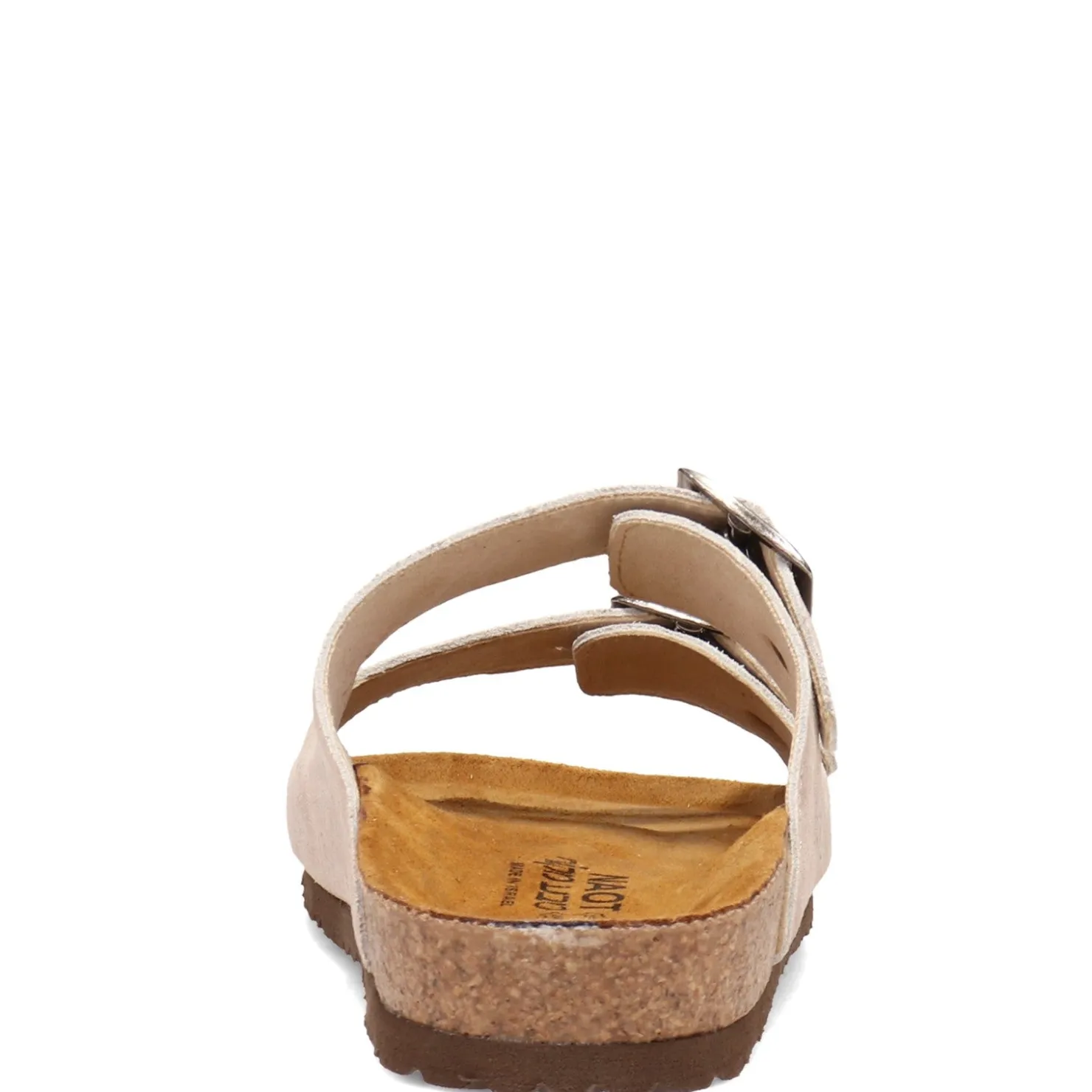 Footbed Sandals*Naot Women's , Santa Barbara Slide Sandal Sand Suede