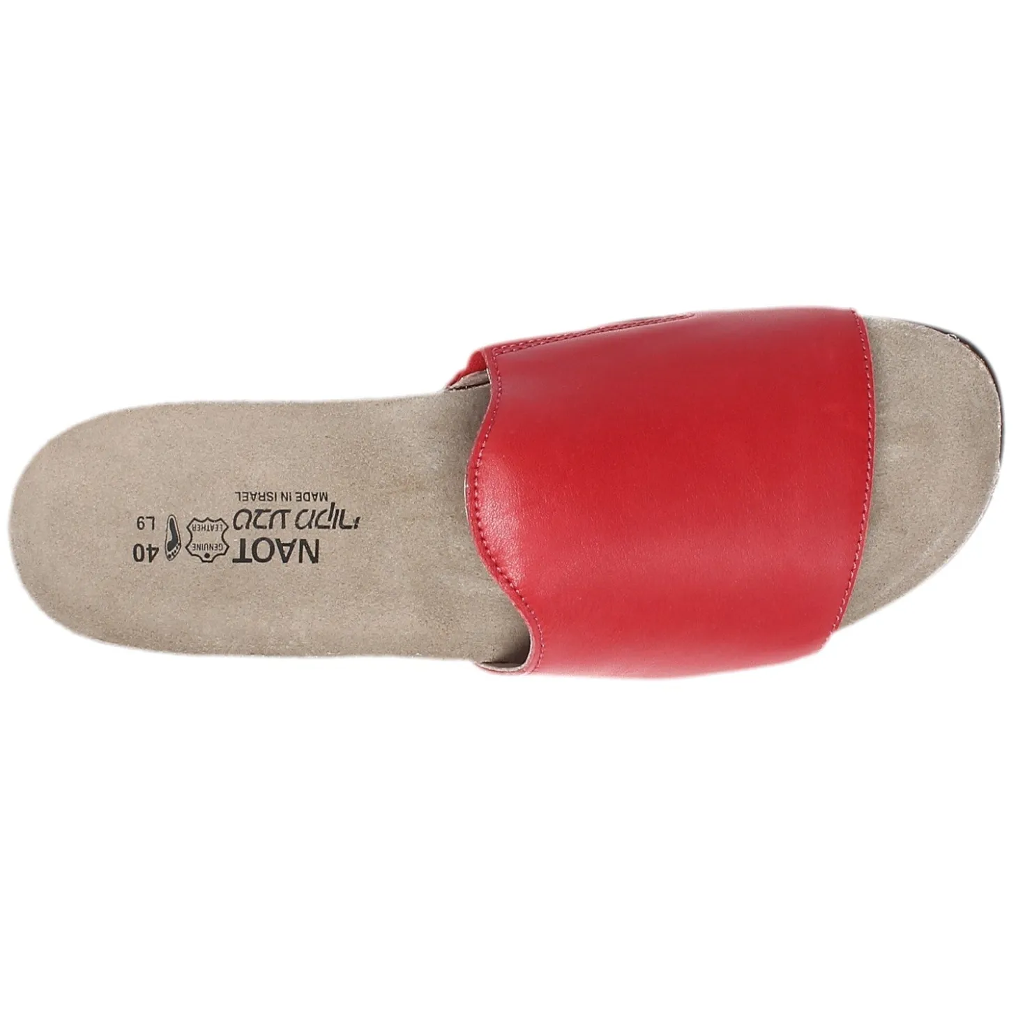 Footbed Sandals*Naot Women's , Skylar Sandal Red