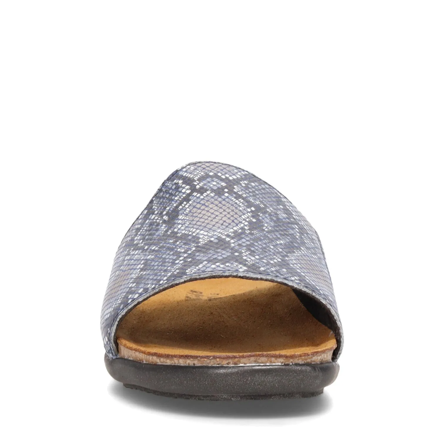 Footbed Sandals*Naot Women's , Skylar Sandal Navy Snake