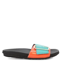 Footbed Sandals*Naot Women's , Tahiti Sandal Coral/Turquoise
