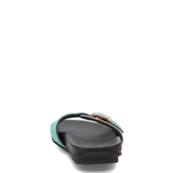 Footbed Sandals*Naot Women's , Tahiti Sandal Coral/Turquoise
