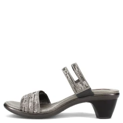 Heeled Sandals*Naot Women's , Temper Sandal Onyx Metallic