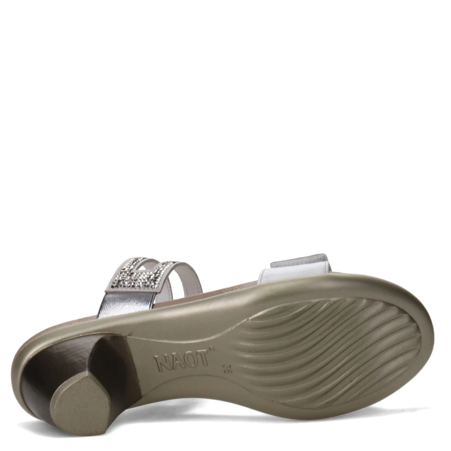 Heeled Sandals*Naot Women's , Temper Sandal White Pearl