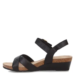 Footbed Sandals*Naot Women's , Throne Sandal Black