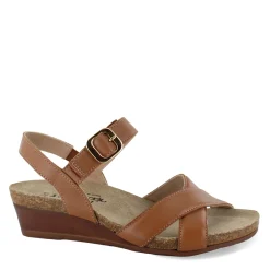 Footbed Sandals*Naot Women's , Throne Sandal Caramel