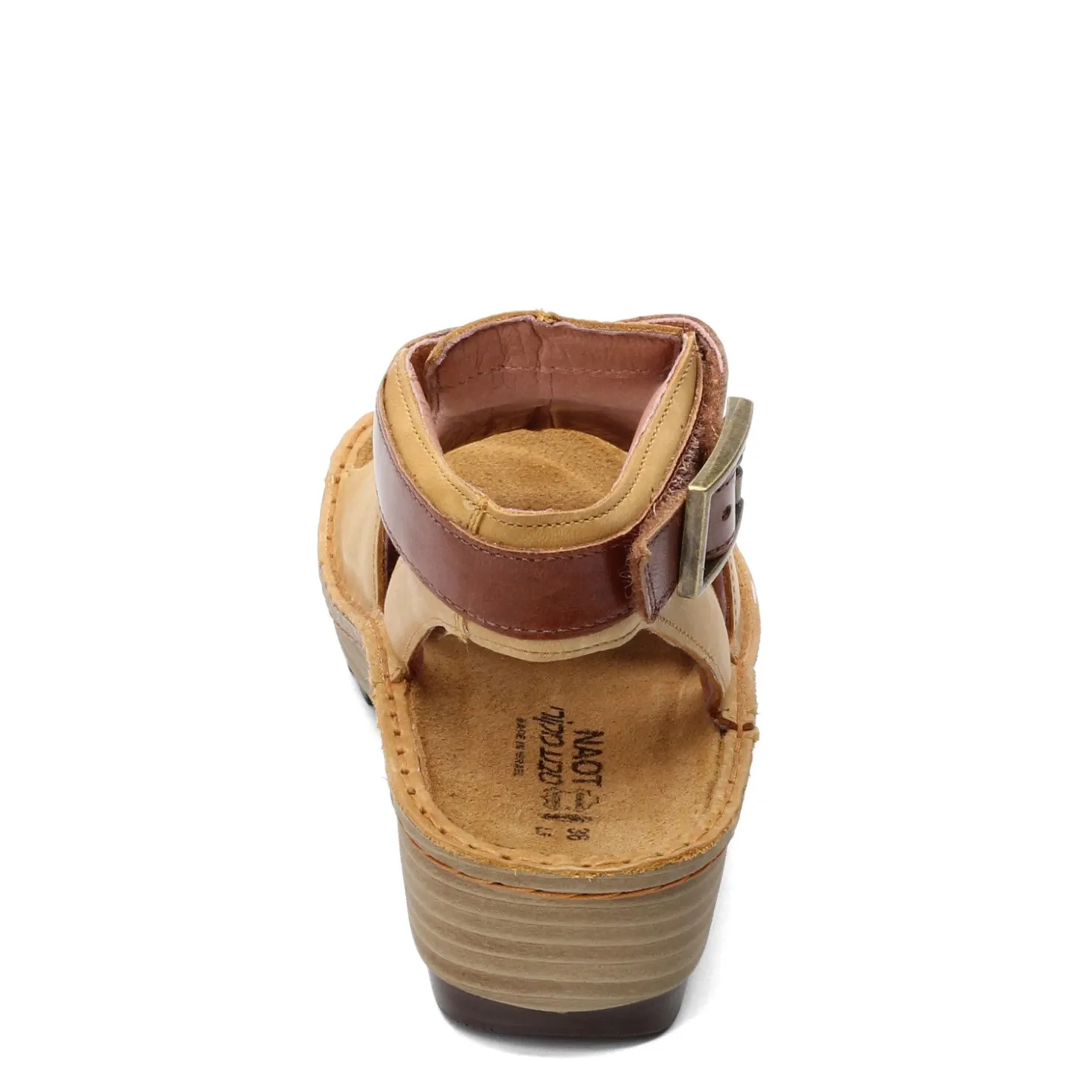 Footbed Sandals*Naot Women's , Verbena Sandal Oily Dune Nubuck