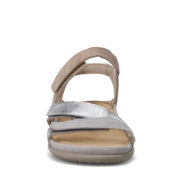 Footbed Sandals*Naot Women's , Whetu Sandal Grey Silver/Sand