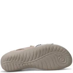 Footbed Sandals*Naot Women's , Whetu Sandal Grey Silver/Sand