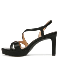 Heeled Sandals*Naturalizer Women's , Abby Sandal Black