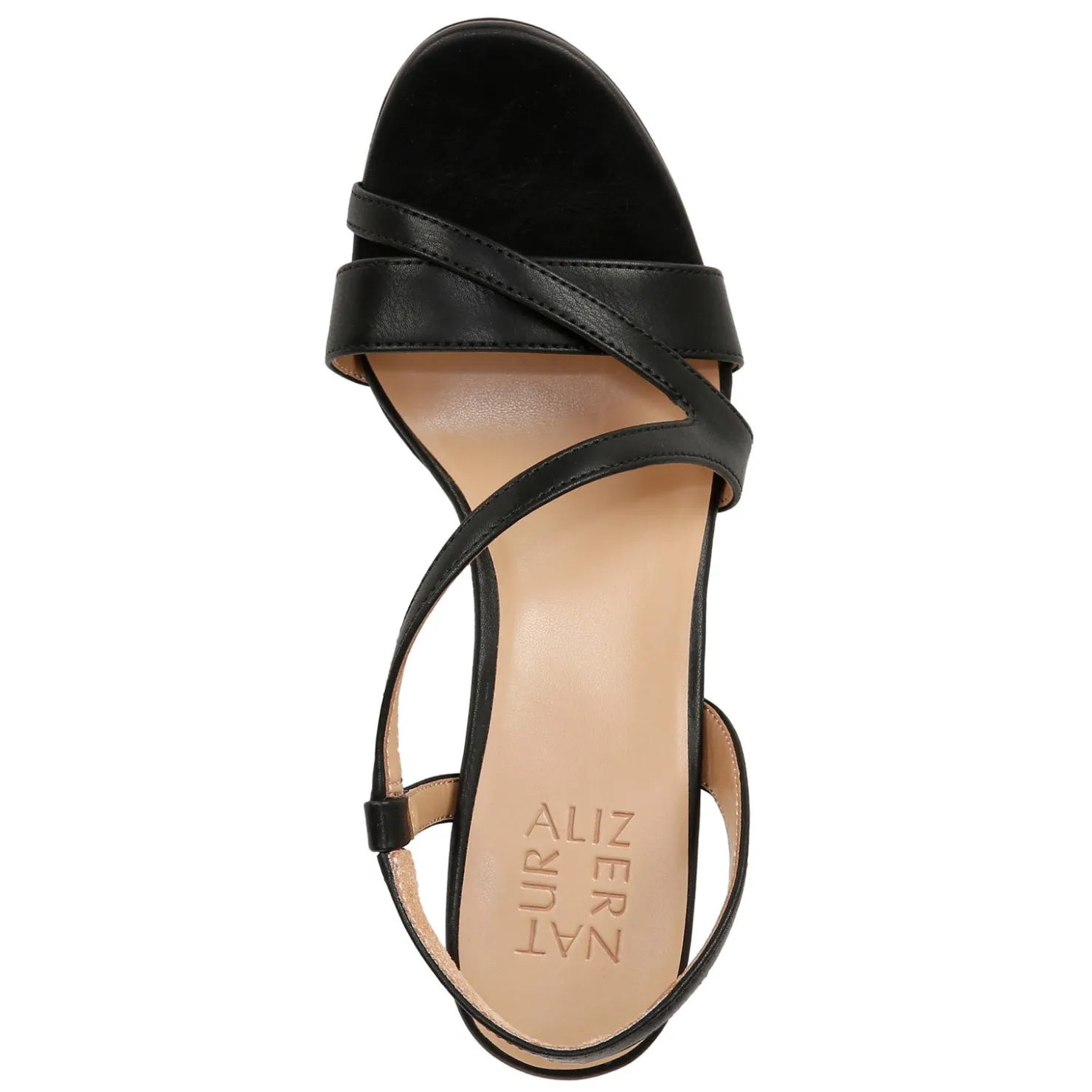 Heeled Sandals*Naturalizer Women's , Abby Sandal Black