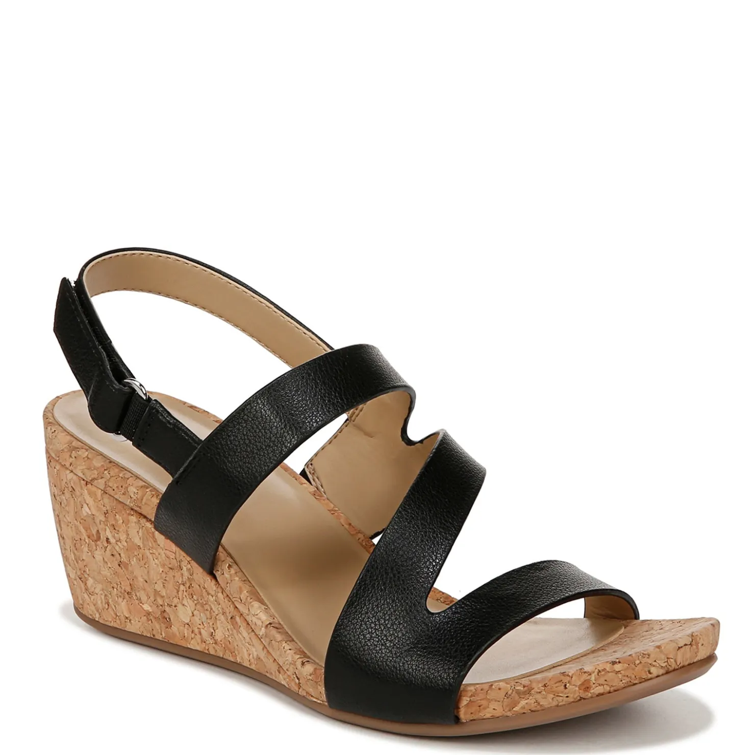 Wedges*Naturalizer Women's , Adria Sandal Black