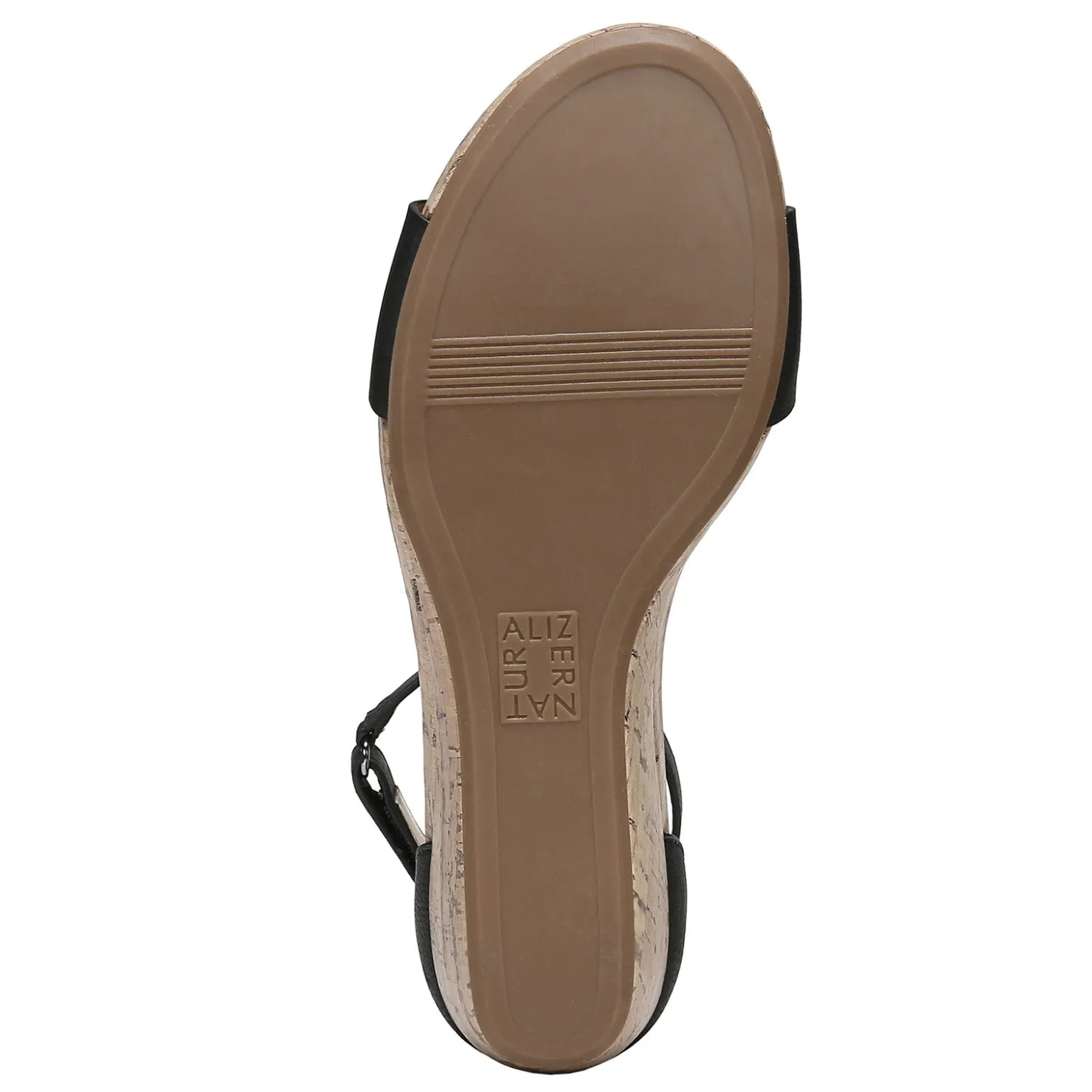 Wedges*Naturalizer Women's , Areda Sandal Black
