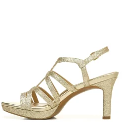 Heeled Sandals*Naturalizer Women's , Baylor Dress Sandal Gold