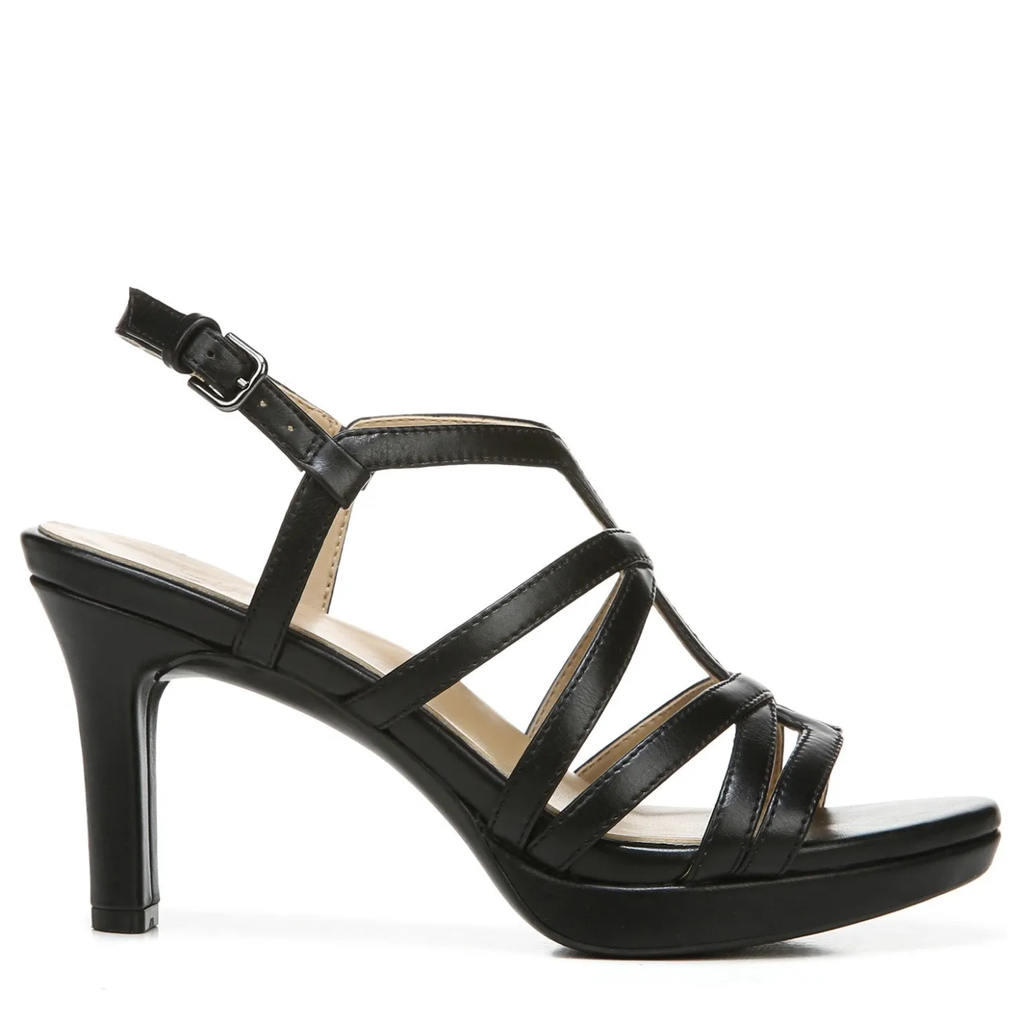 Heeled Sandals*Naturalizer Women's , Baylor Dress Sandal Black