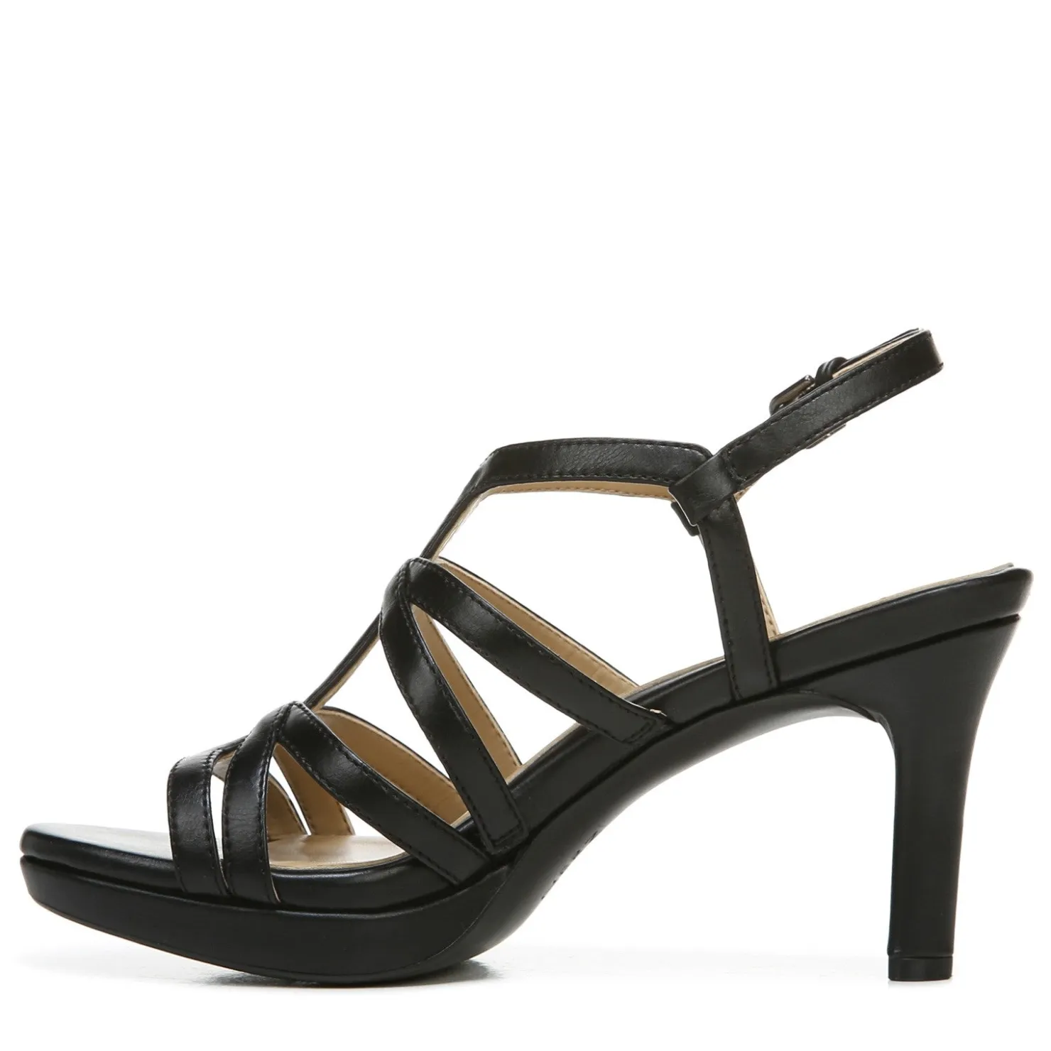 Heeled Sandals*Naturalizer Women's , Baylor Dress Sandal Black