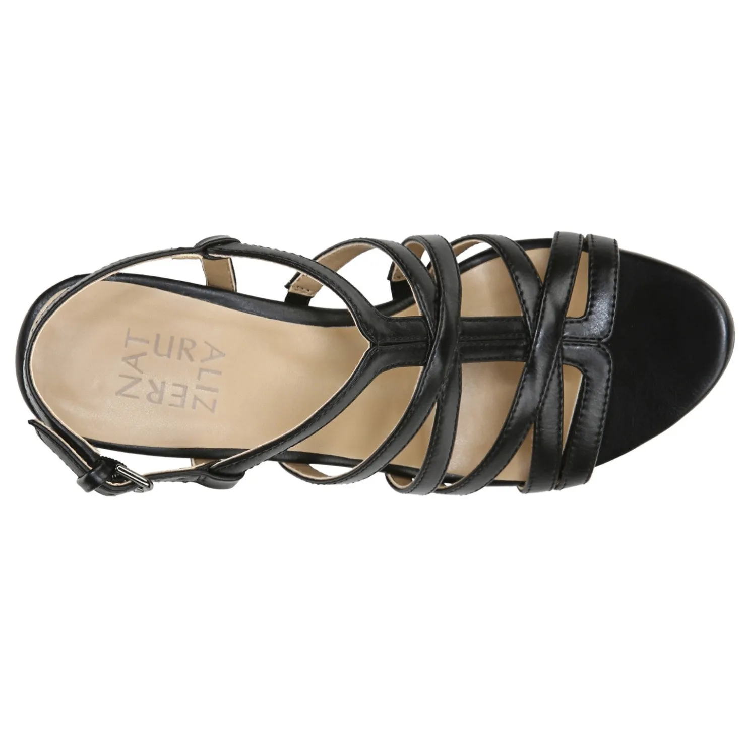 Heeled Sandals*Naturalizer Women's , Baylor Dress Sandal Black