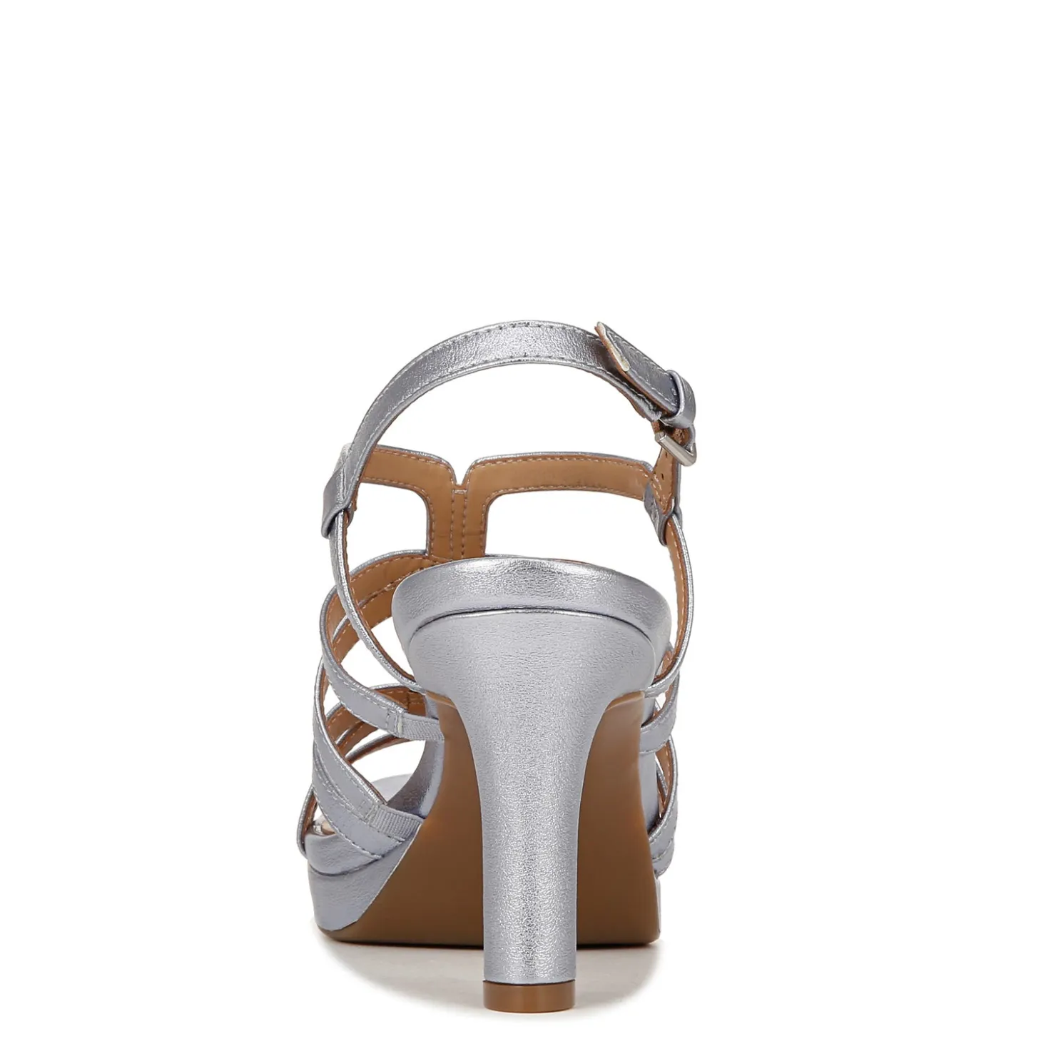 Heeled Sandals*Naturalizer Women's , Baylor Sandal Blue Metallic