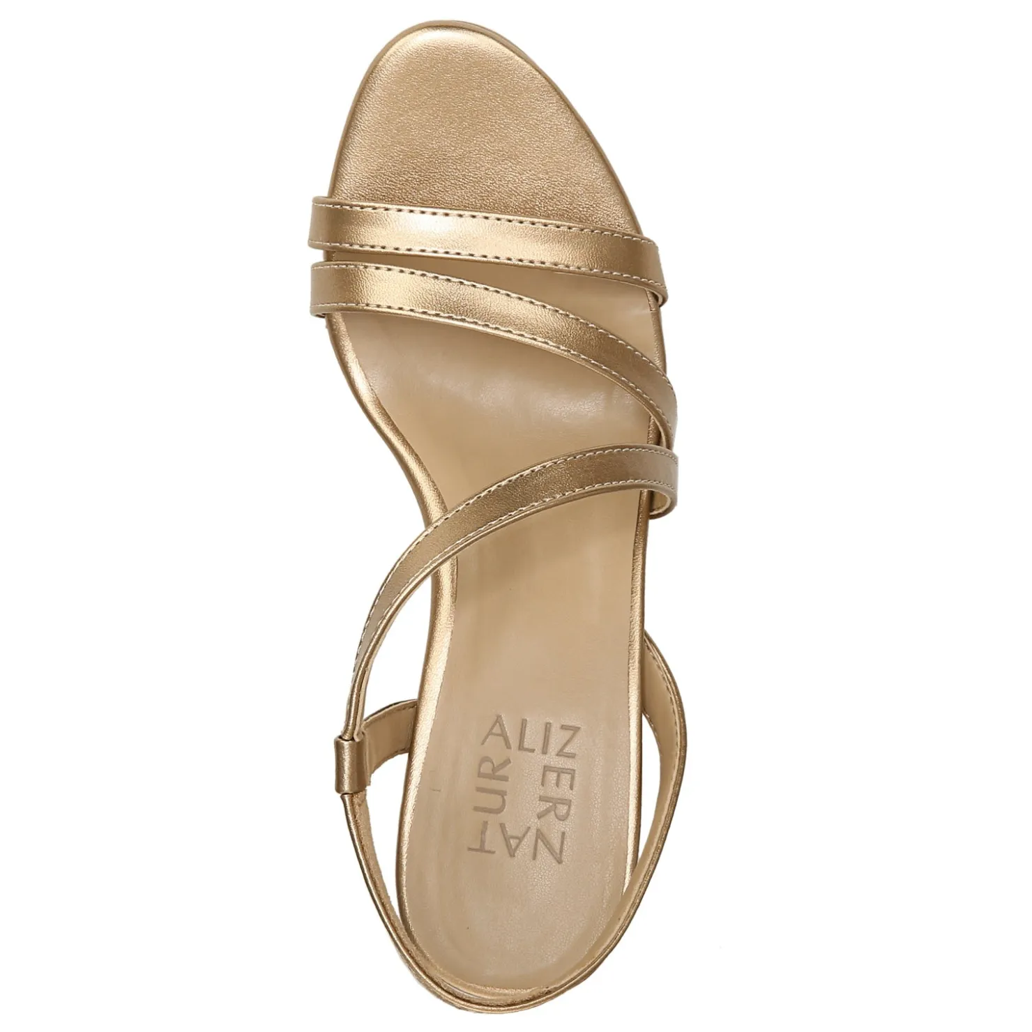 Heeled Sandals*Naturalizer Women's , Brenta Sandal Bronze