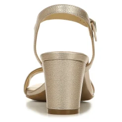 Heeled Sandals*Naturalizer Women's , Bristol Sandal Warm Silver