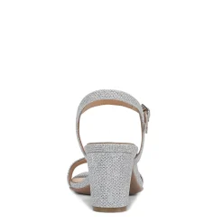 Heeled Sandals*Naturalizer Women's , Bristol Sandal Silver Metallic