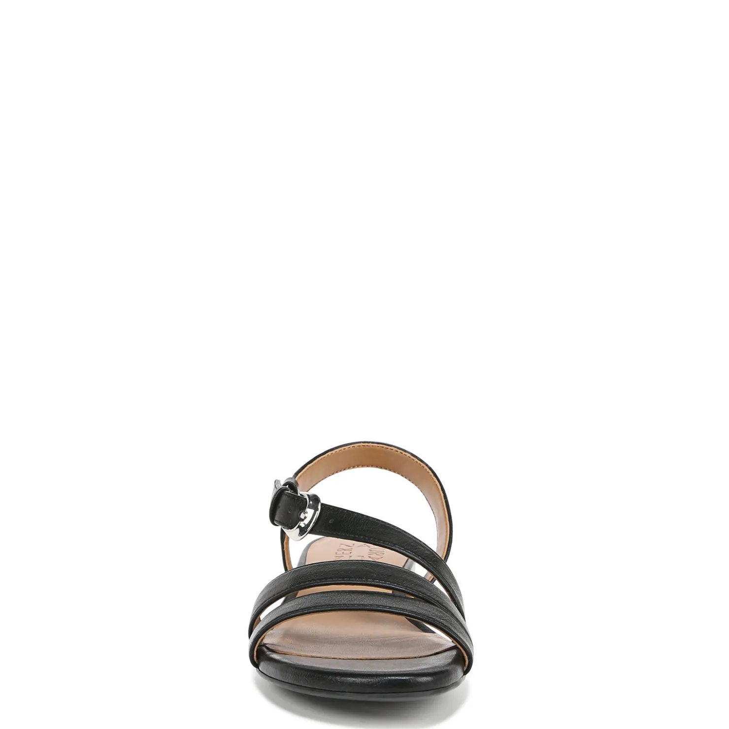 Heeled Sandals*Naturalizer Women's , Hilma Sandal Black Faux Leather