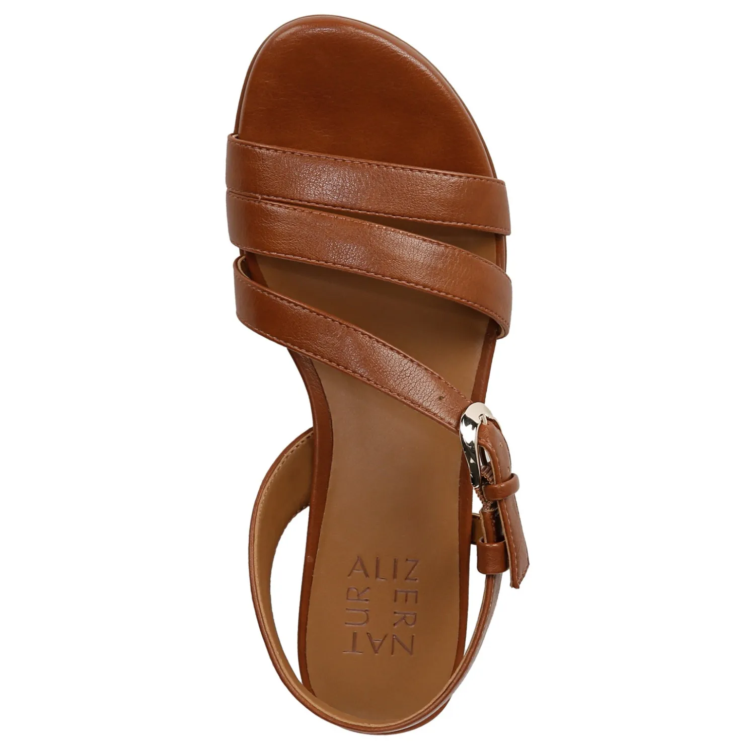 Heeled Sandals*Naturalizer Women's , Hilma Sandal English Tea Faux Leather