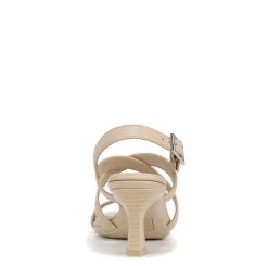 Heeled Sandals*Naturalizer Women's , Kiki Sandal Coastal Tan Faux Leather