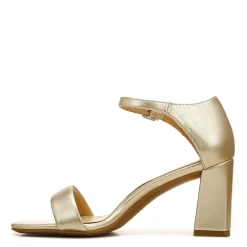 Heeled Sandals*Naturalizer Women's , Rayner Sandal Champagne Deerskin