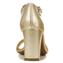 Heeled Sandals*Naturalizer Women's , Rayner Sandal Champagne Deerskin