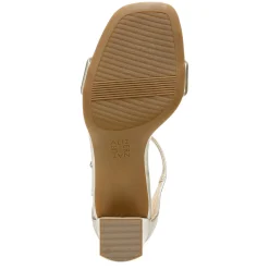 Heeled Sandals*Naturalizer Women's , Rayner Sandal Champagne Deerskin