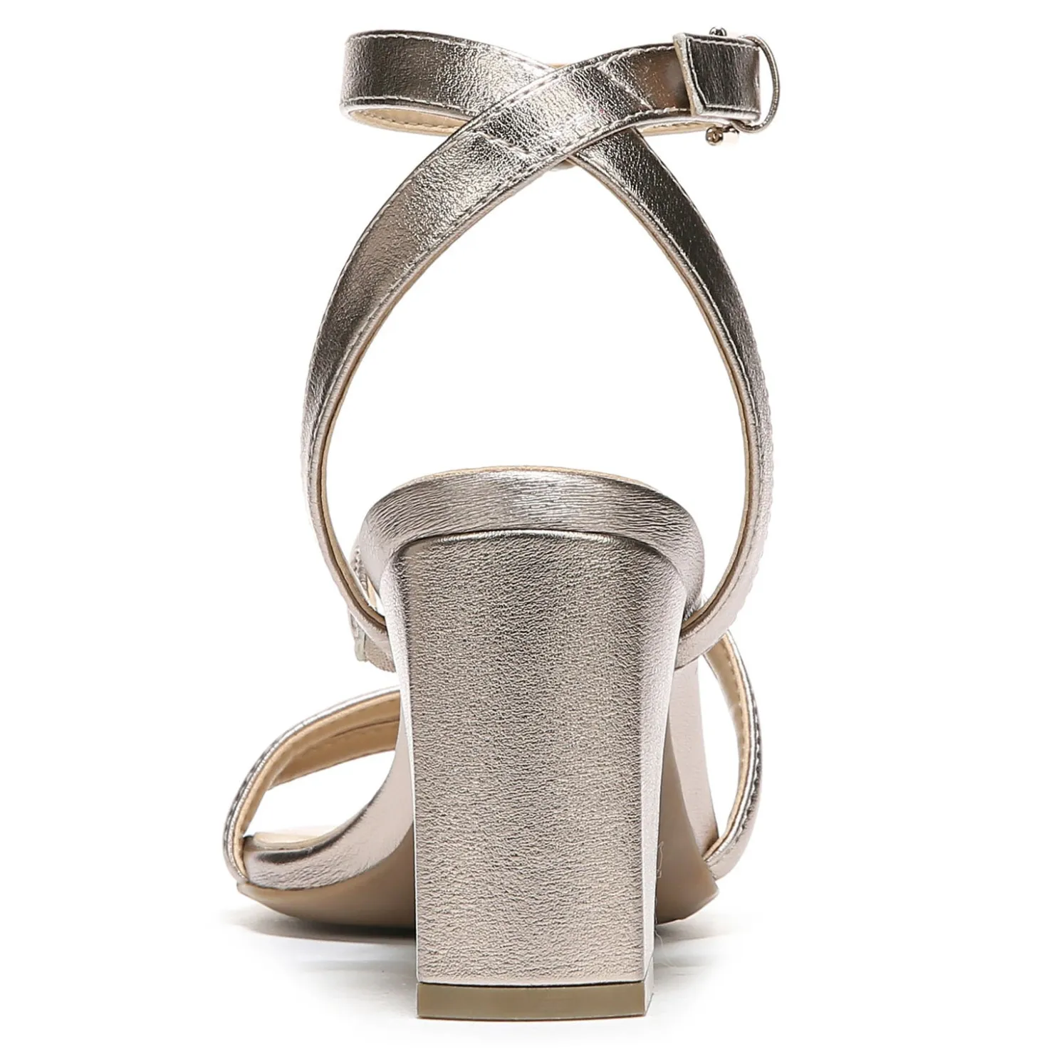 Heeled Sandals*Naturalizer Women's , Rizzo Sandal Warm Silver