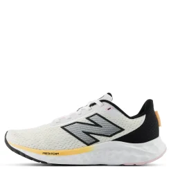 Running*New Balance Women's , Arishi Fresh Foam v4 Running Shoe White/Black/Peach Blossom