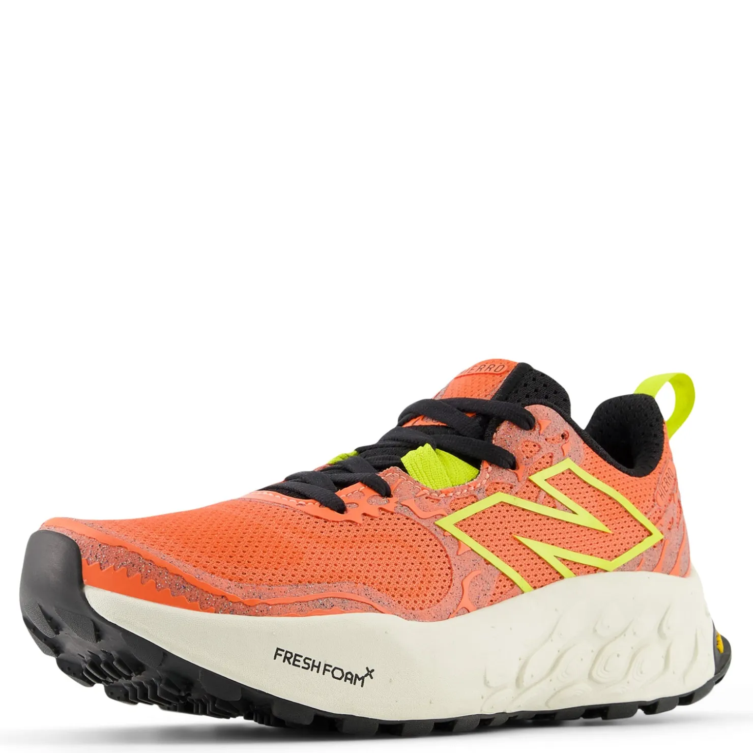 Running*New Balance Women's , Fresh Foam X Hierro v8 Trail Running Shoe Gulf Red/Tea Tree/ Angora